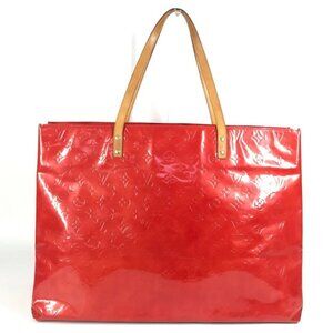 LOUIS VUITTON M91084 MonogramVernis Lead GM Shoulder Bag Tote Bag